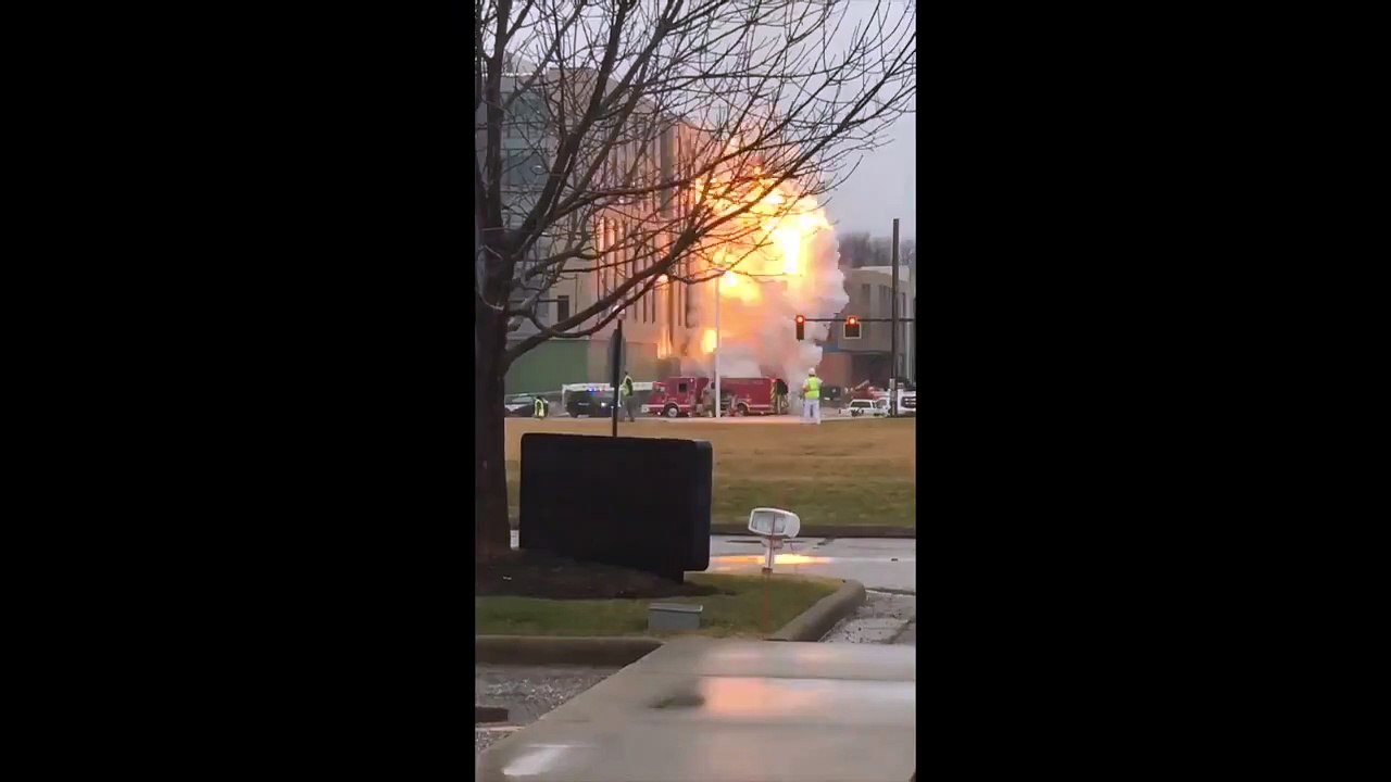 Camion de propane explose