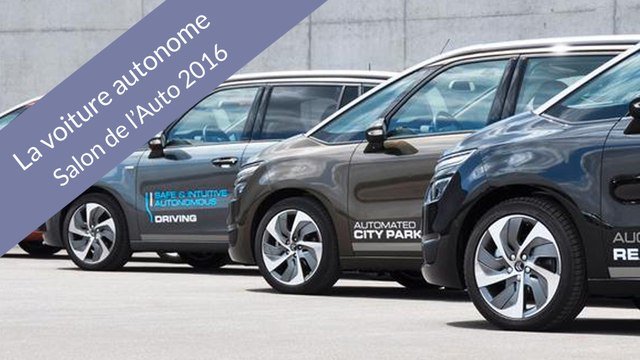 La voiture autonome (Salon de l'Auto de Geneve 2016)