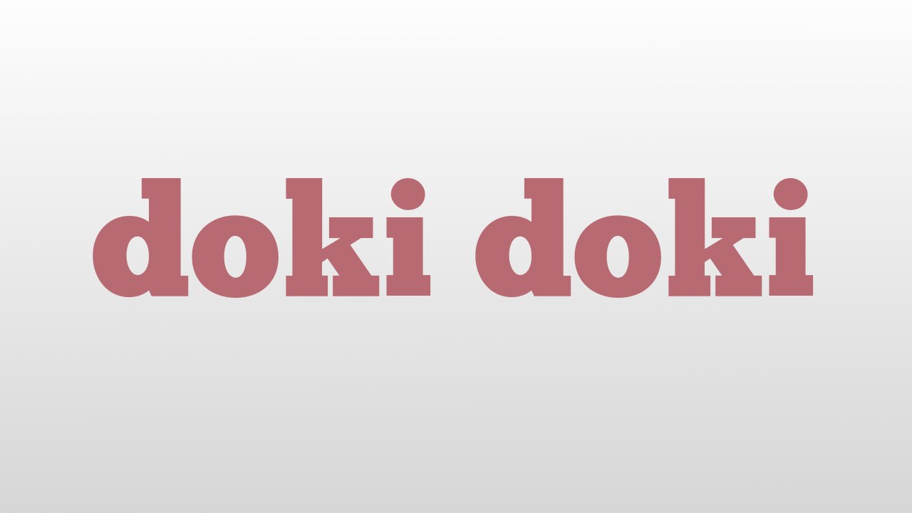 doki doki meaning and pronunciation