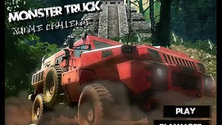 Монстр трак в джунглях | игра стреляй по монстрам | game Monster Truck Jungle Challenge