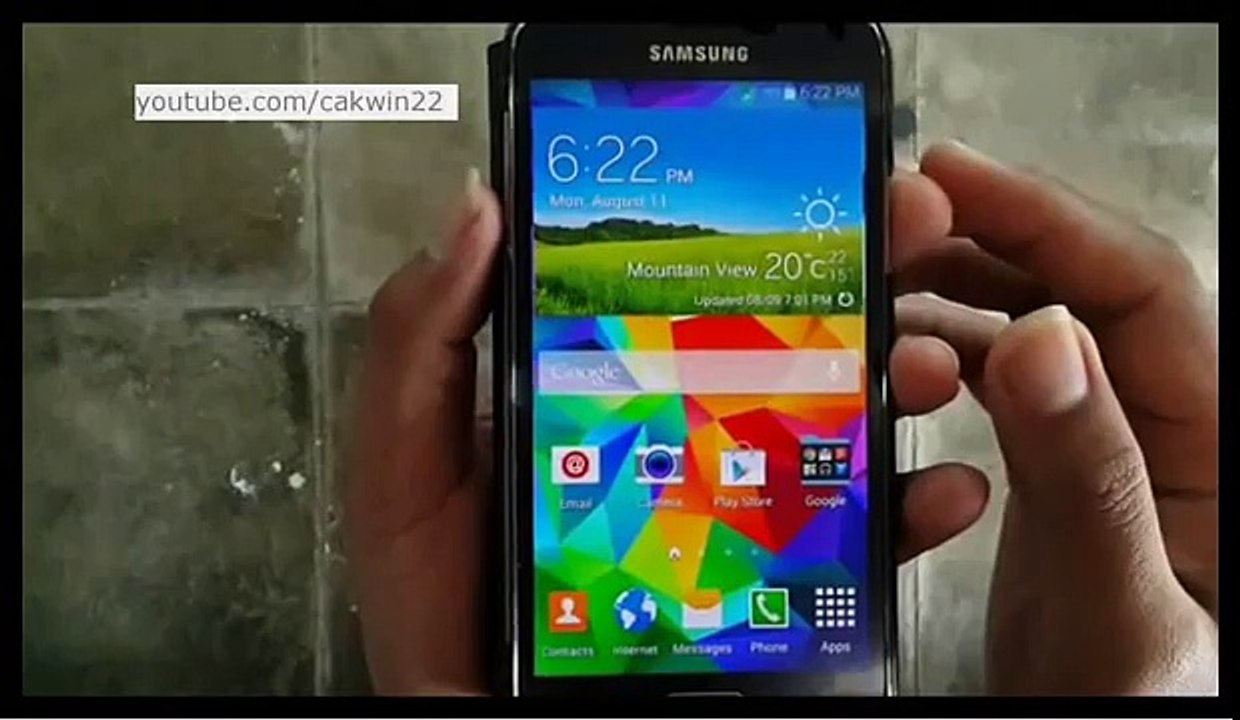 Samsung Galaxy S5 : How to logout gmail (Android Phone)