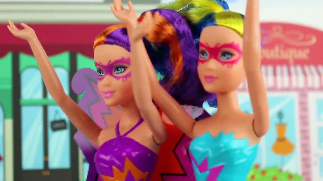 Barbie Princess Power Super Sparkle vs Dark Sparkle Mini Movie. DisneyToysFan