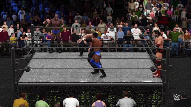 WWE 2K16 PTP prime time players v the outsiders