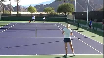 Теннис урок