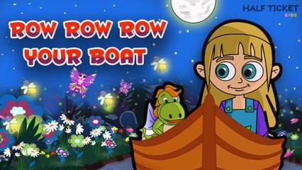 Row Row Row Your Boat | Nursery Rhymes For Children