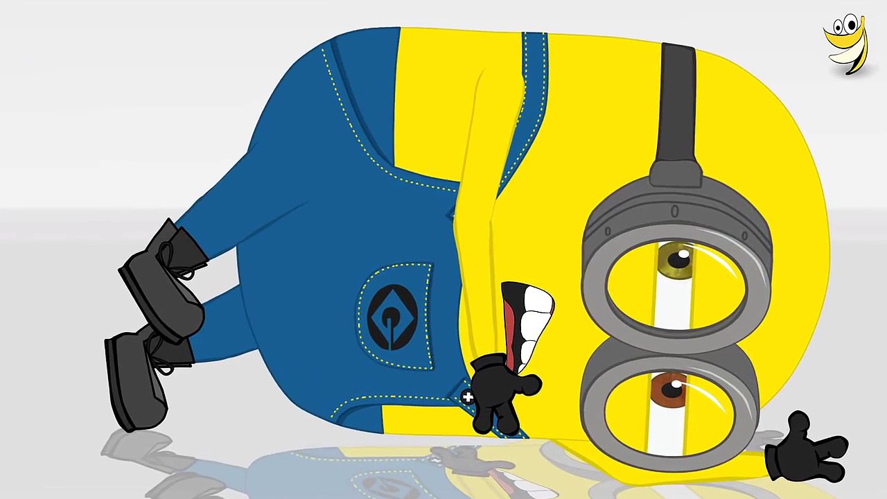 Minions Banana Balloon Strings Funny Cartoon - Minions Mini Movies 2016