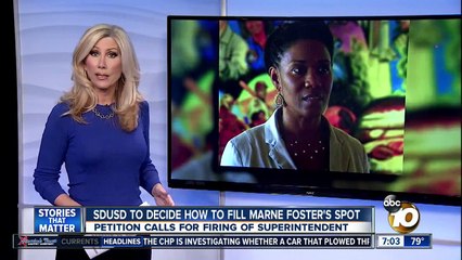 SDUSD to decide how to fill Marne Fosters spot