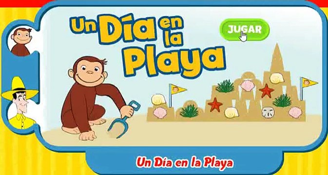 George tiene la playa! muy divertido! Jorge el curioso español Curious George spanish