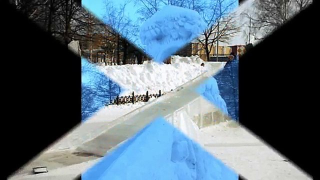 Зимние горки.