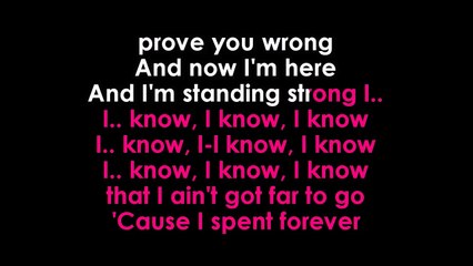 KARAOKE JESS GLYNNE - Ain't got far to go