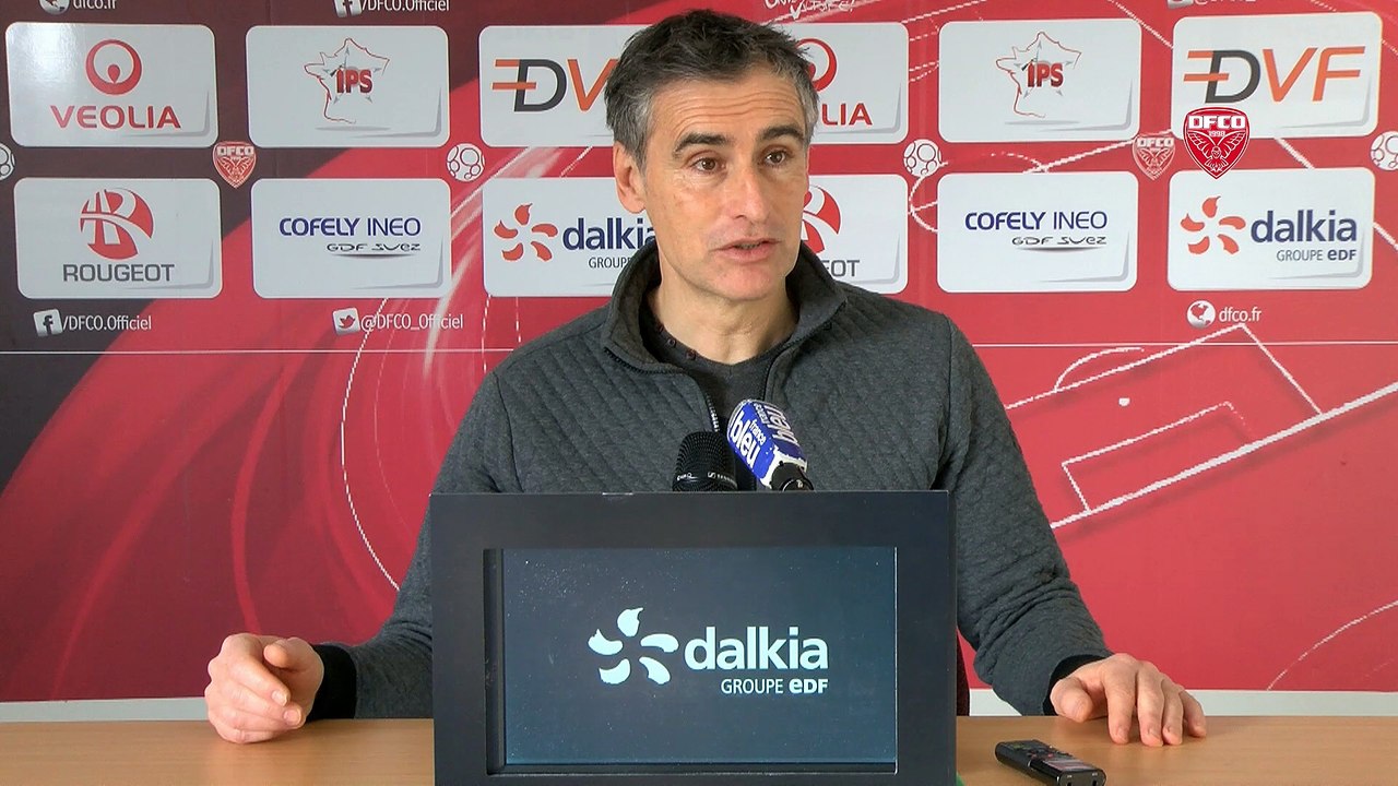 Conférence de presse d'Olivier Dall'Oglio avant DFCO-Nîmes Olympique