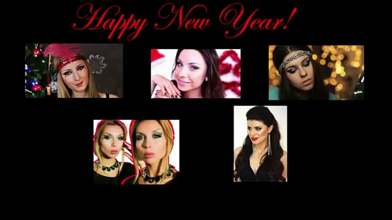 СМОТРИ! ОФИГЕННО! 5 Новогодних образов Новогодний макияж New Year's Eve Makeup new)