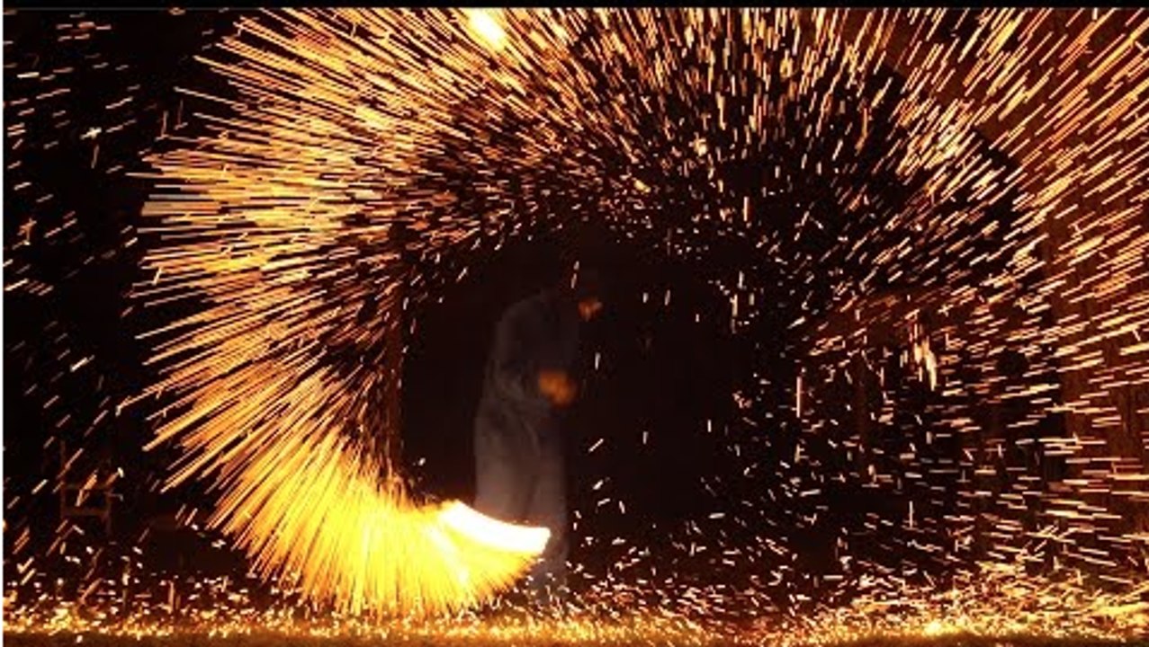 Des feux d'artifices en slowmotion ultra ralenti !