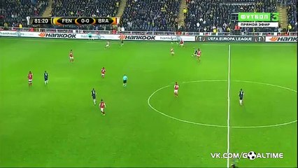 Mehmet Topal Goal - Fenerbahce 1 - 0 Braga - 10_03_2016 HD