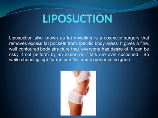 Liposuction Surgery in Delhi India
