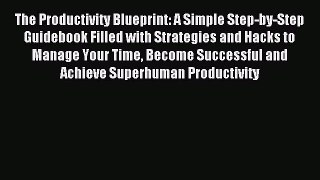 Read The Productivity Blueprint: A Simple Step-by-Step Guidebook Filled with Strategies and