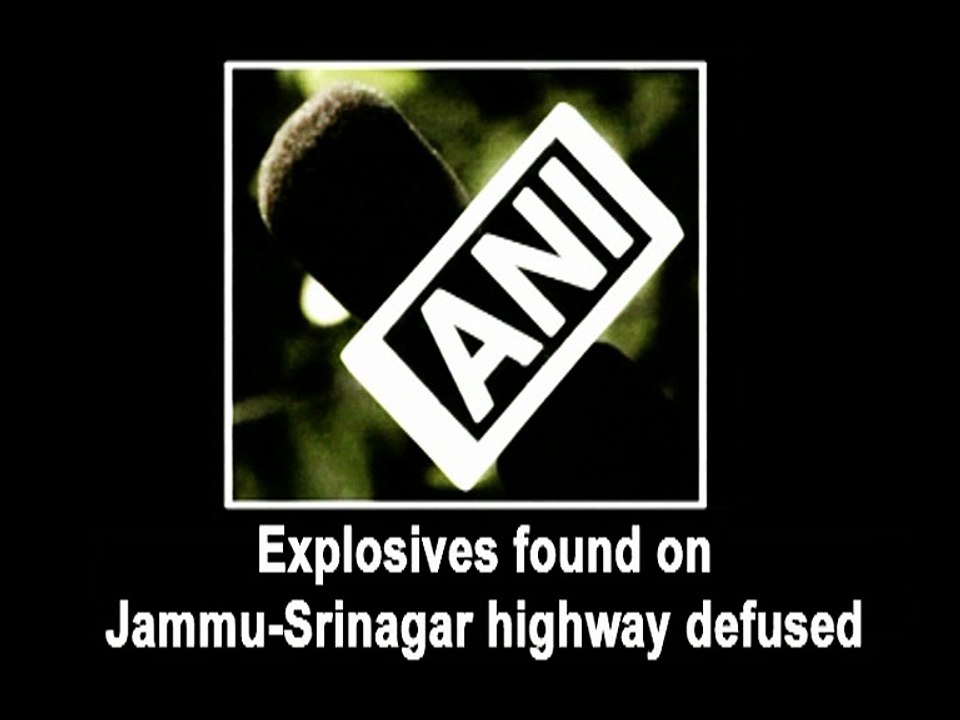 Explosives found on Jammu-Srinagar highway defused
