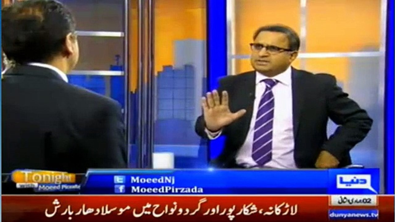 People in Govt says Rauf Klasra is last surviving critics in Pakistan- Dr Moeed Pirzada Praising Rauf Klasra