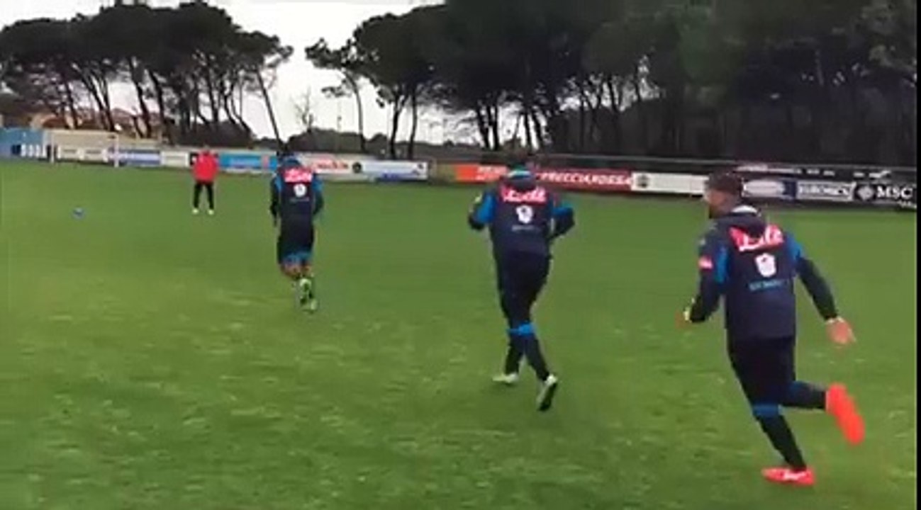 Napoli training looks fun!