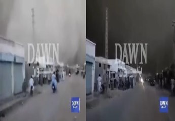 Terrifying video The Jiwani town of Balochistan's Gwadar district