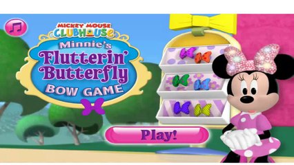 下载视频: Mickey Mouse Clubhouse Minnies Flutterin Butterfly Bow Minnie Mouse- Free Online Games For Kids