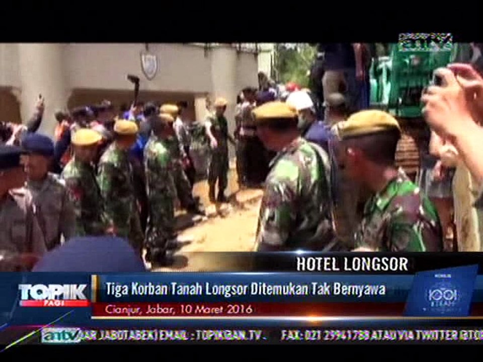 Korban Longsor Hotel di Cianjur Bertambah 3 Orang