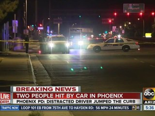 Two people hit by car in Phoenix