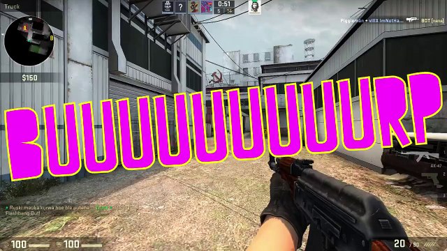 Funny Moments And Frags #3 (CS:GO) | Supreme & LEM noobs , bhops , crazy shots & MM fun