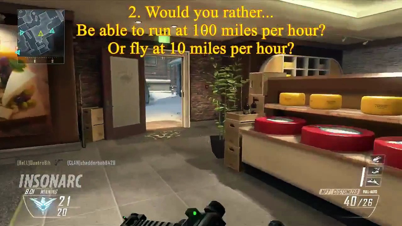 Would YOU Rather? (BO2 Gameplay/Commentary)