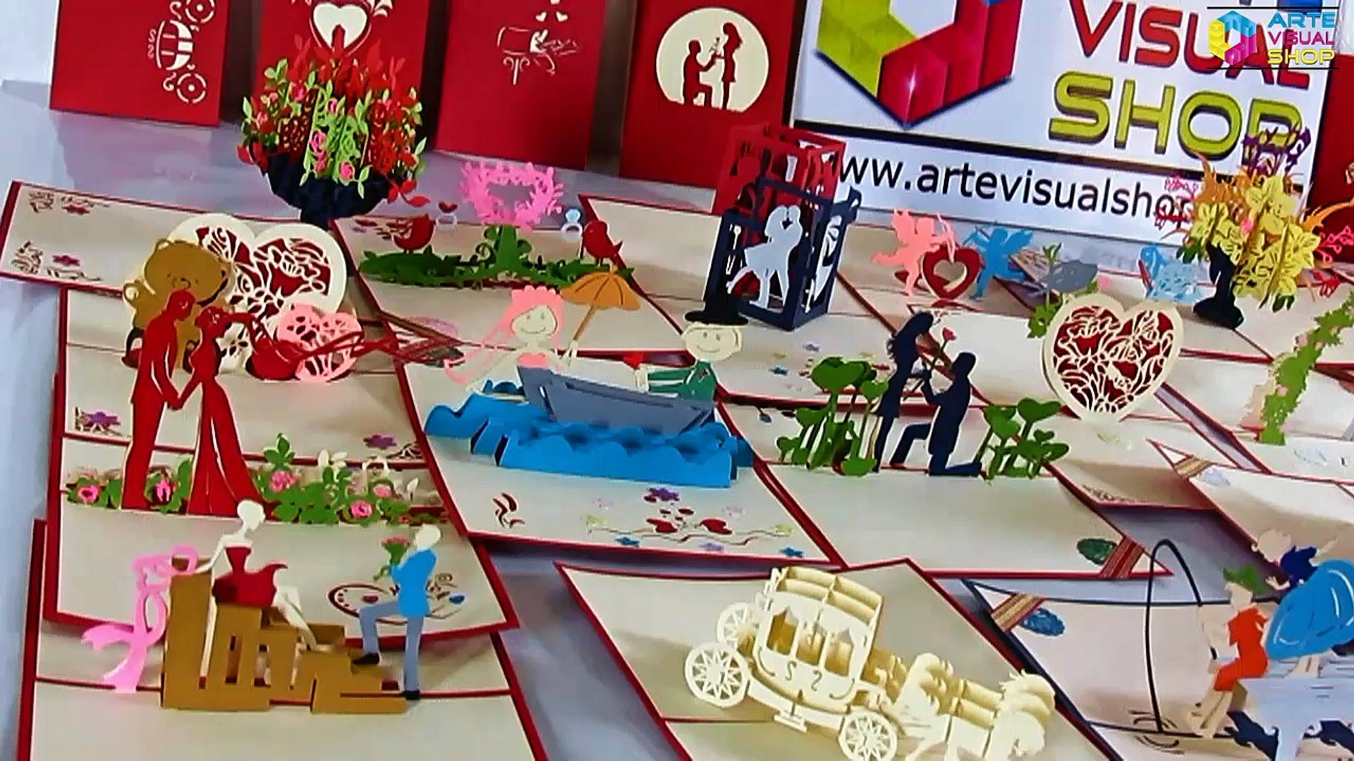 ⁣Tarjeta pop up / Pop up cards