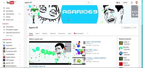 Shoutout - Agario 69 Agar.io Gameplay Creator