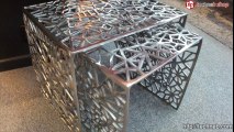 Tables basses GIGOGNE en aluminium (aluminium)