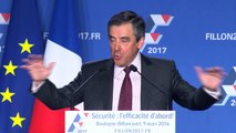 Discours de François Fillon sur la Sécurité à Boulogne le 9 Mars 2016