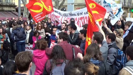Manifestation à Aix-en-Provence contre la loi du travail