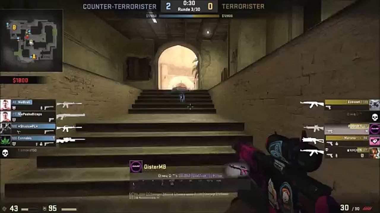 CSGO| 4 frags in 20 seconds