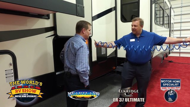 Heartland Elkridge Luxury 5th Wheel RV Review at MHSRV.com Worlds RV Show 2014 2015