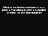 Read A Marginal Jew: Rethinking the Historical Jesus Volume V: Probing the Authenticity of