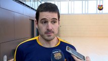 Declaracions Oliver Roy prèvia Barça Lassa (handbol) - Fraikin BM Granollers [CAT]