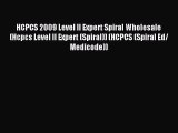 Read HCPCS 2009 Level II Expert Spiral Wholesale (Hcpcs Level II Expert (Spiral)) (HCPCS (Spiral