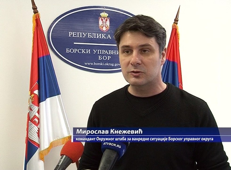 U Borskom upravnom okrugu stanje stabilno, 11. mart 2016. (RTV Bor)