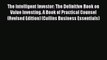 [PDF] The Intelligent Investor: The Definitive Book on Value Investing. A Book of Practical