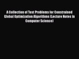 [PDF] A Collection of Test Problems for Constrained Global Optimization Algorithms (Lecture