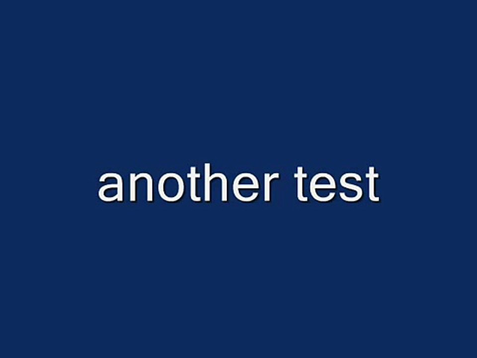 animation test
