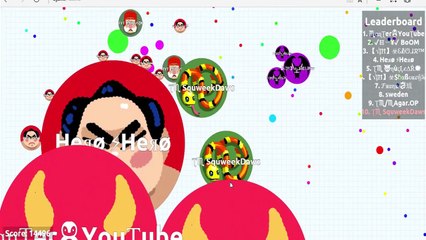 Agario Team Gameplay // 14.6k // Agar.io w/ Manter & Ʈ♏ Clan