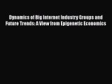 Read Dynamics of Big Internet Industry Groups and Future Trends: A View from Epigenetic Economics