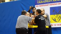 Чемпионат Украины по армрестлингу 2014г. финал 60кг левая рука