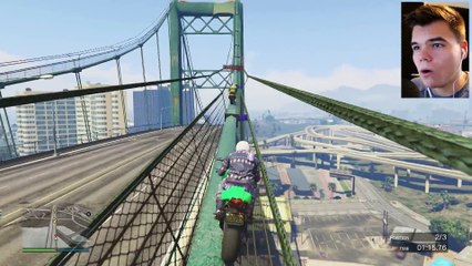 EXTREME BRIDGE COURSE! (GTA 5 Funny Moments)