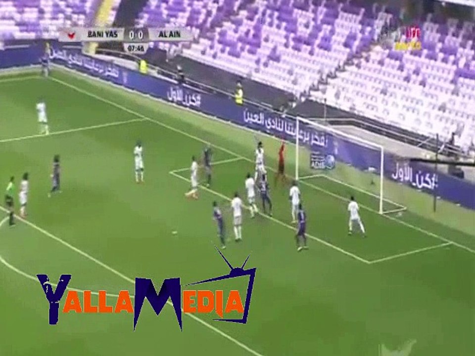 اهداف المباراة ( العين 4-2 بني ياس ) الدوري الاماراتي