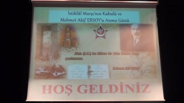 İstiklal Marşı'nın Kabulü ve Mehmet Akif Ersoy'u Anma Günü