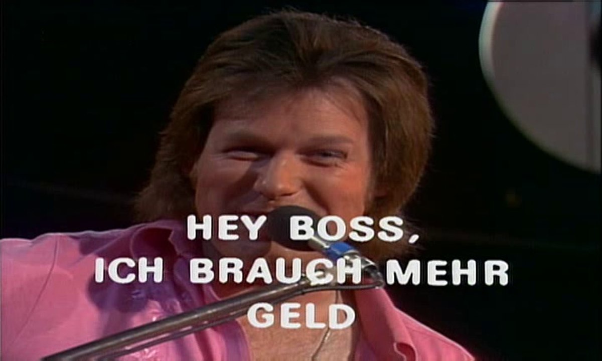 Boss mehr Geld 1974